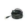 Monoprice 32-ft USB-2.0 Active Extension/Repeater Cable (M/F), 28/24 AWG, Black (106149)