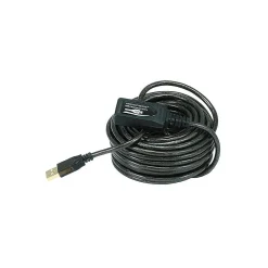 Monoprice 32-ft USB-2.0 Active Extension/Repeater Cable (M/F), 28/24 AWG, Black (106149)