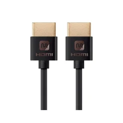 Monoprice Ultra Slim Series High Speed HDMI® Cable, 6ft Black