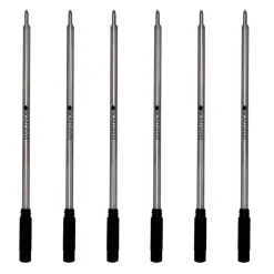 Pens|Monteverde Medium Ballpoint Refill For Cross Ballpoint Pens, 6/Pack, Black