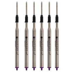 Pens|Monteverde ® Medium Ballpoint Refill For Lamy Ballpoint Pens, 6/Pack, Purple