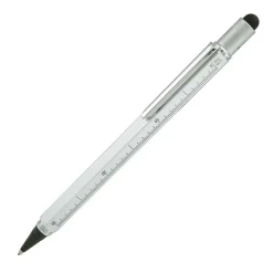 Pens|Monteverde One Touch Tool Inkball Pen with Stylus, Silver (MV35221)