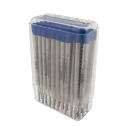 Pens|Monteverde Soft Roll Ballpoint Refill For Parker Pens, Medium Point, Blue Ink, 50/Pack (P154BU)