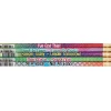 Pencils|Moon Products Motivate Me Pencils, #2 HB Lead, Box of 144 (JRM53229G)