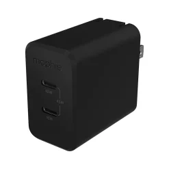 Speedport 45 2-Port GaN Wall Charger, Black (409909298)<Mophie Discount