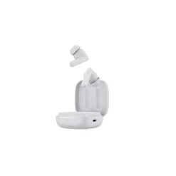 Nemesis Wireless Active Noise Canceling Earbuds, Bluetooth, White (TW2750W)<Morpheus 360 Hot