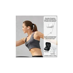 Nemesis Wireless Active Noise Canceling Earbuds, Bluetooth, White (TW2750W)<Morpheus 360 Hot