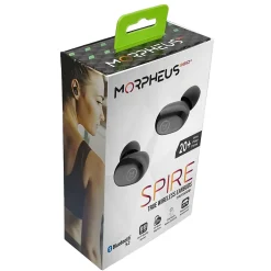 Spire Wireless Earbuds, Bluetooth, Black (TW1500B)<Morpheus 360 Best