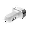 USB Car Charger for Universal, White (MT-USBCRW)<Mota Clearance