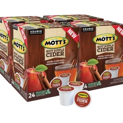 Mott's Apple Cider, Keurig® K-Cup® Pods, 96/Carton (386040CT)