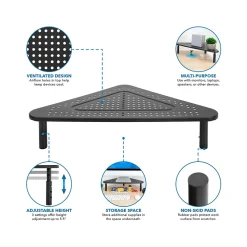 Clearance Mount-It! Adjustable Corner Monitor Stand, Up to 32