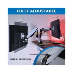 Best Mount-It! Adjustable Dual Monitor Arm, Up to 35