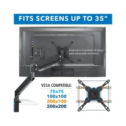 Hot Mount-It! Adjustable Dual-Monitor Mount, Up to 35