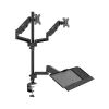 Clearance Mount-It! Adjustable Monitor Mount, Up to 32", Black (MI-7996)