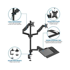Clearance Mount-It! Adjustable Monitor Mount, Up to 32