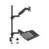 New Mount-It! Adjustable Monitor Mount, Up to 32", Black (MI-7995)