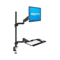 New Mount-It! Adjustable Monitor Mount, Up to 32", Black (MI-7995)