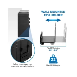 New Mount-It! Adjustable Monitor Wall Mount Workstation, Up to 32