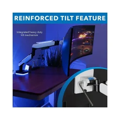 Discount Mount-It! Adjustable Monitor Arm, Up to 49