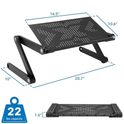 Adjustable Vented Aluminum Laptop Stand (MI-7210)<Mount-It!