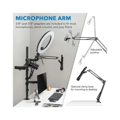 Hot Mount-It! All-in-One Adjustable Studio Camera Setup Single Mount, Up to 32