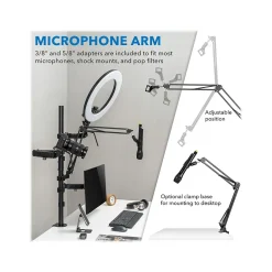 Clearance Mount-It! All-in-One Adjustable Studio Camera Setup Dual Mount, Up to 32