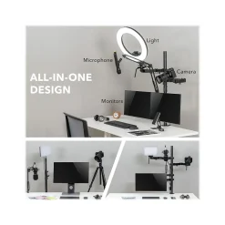 Clearance Mount-It! All-in-One Adjustable Studio Camera Setup Dual Mount, Up to 32