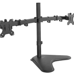 Best Mount-It! Dual Adjustable Monitor Arm, Up To 32", Black (MI-2781)