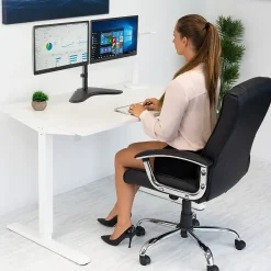 Best Mount-It! Dual Adjustable Monitor Arm, Up To 32