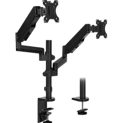 Online Mount-It! Dual Monitor Arm Desk Mount for 19" to 32" Monitors, Black (MI-4762)