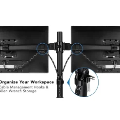 New Mount-It! Dual Monitor Desk Mount for 13