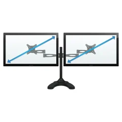 Mount-It! Dual Monitor Stand, Up To 27