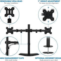Mount-It! Dual Monitor Stand for 19