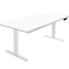 Standing Desks*Mount-It! Dual Motor 72"W Electric Adjustable Standing Desk, White (MI-18124)