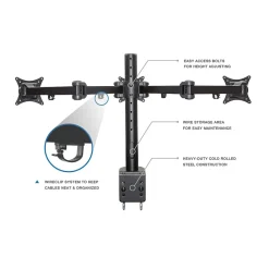 New Mount-It! Full-Motion Triple Monitor Desk Mount for 13"-24" ' Screens (MI-753)