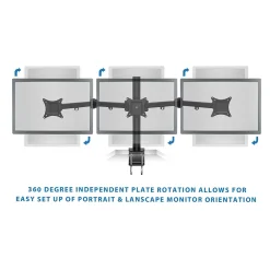 New Mount-It! Full-Motion Triple Monitor Desk Mount for 13