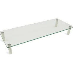 Discount Mount-It! Glass Monitor Riser, 22" Wide, Clear (MI-7263)