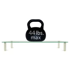 Discount Mount-It! Glass Monitor Riser, 22