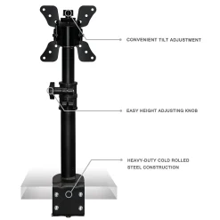 Hot Mount-It! Height Adjustable Single Monitor Desk Mount for 13"-30" Screens (MI-706)