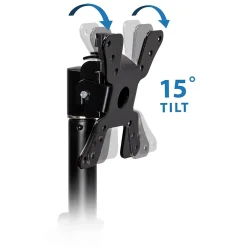 Hot Mount-It! Height Adjustable Single Monitor Desk Mount for 13