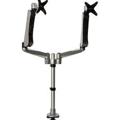 Discount Mount-It! Modular Adjustable Monitor Mount, Up to 27" Monitors, Gray/Silver (MI-45111B)
