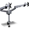 Mount-It! Modular Desk Mount Adjustable Monitor Arm, Up to 27" Monitors, Gray/Silver (MI-45116)