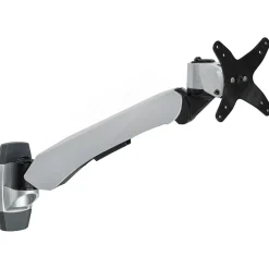 Outlet Mount-It! Modular Mount Adjustable Monitor Arm, Up to 24" Monitors, Gray/Silver (MI-34114)