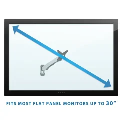 Outlet Mount-It! Modular Mount Adjustable Monitor Arm, Up to 24