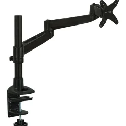 Best Mount-It! Modular Mount Adjustable Monitor Arm, Up to 30" Monitors, Black (MI-33111-BLK)
