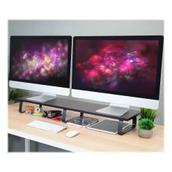 Outlet Mount-It! Monitor Stand for Up to 2 Monitors, 39.4