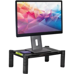 Clearance Mount-It! Printer and Monitor Stand Height Adjustable, Holds Up to 22 lbs., Black (MI-7851)