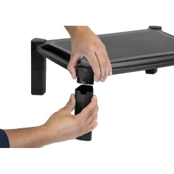 Clearance Mount-It! Printer and Monitor Stand Height Adjustable, Holds Up to 22 lbs., Black (MI-7851)