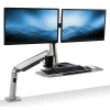 Standing Desks*Mount-It! Sit Stand Desk Mount Workstation, Dual Monitor Standing Desk Converter, Full Motion Arm, Height Adjustable (MI-7904)