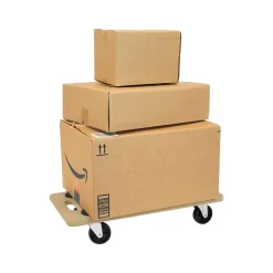 Mount-It! Small Platform Mover Dolly, 220 lb. Capacity, Light Brown (MI-925)